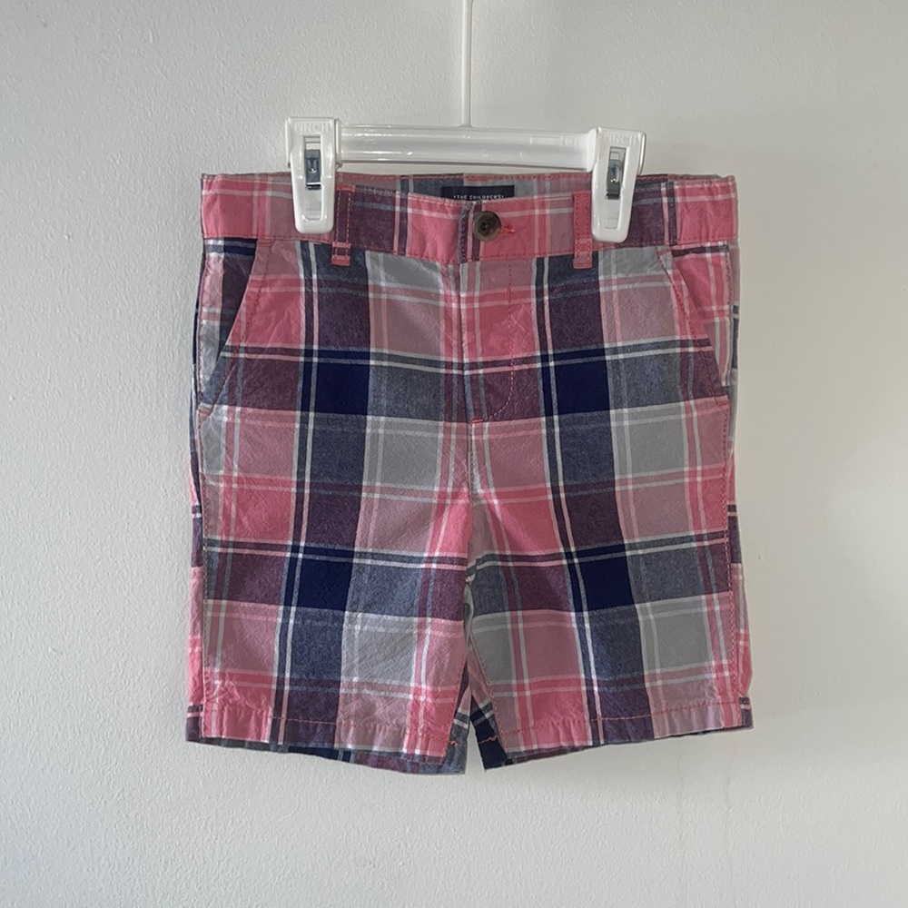 The Children’s Place 4T pink plaid shorts